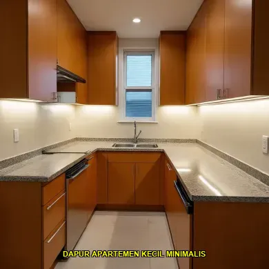 dapur apartemen kecil minimalis